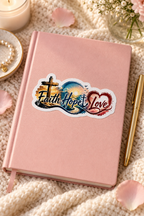 Fait Hope Love Sticker