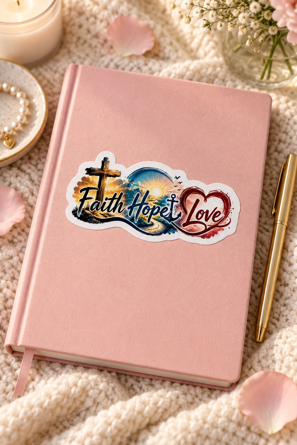 Fait Hope Love Sticker